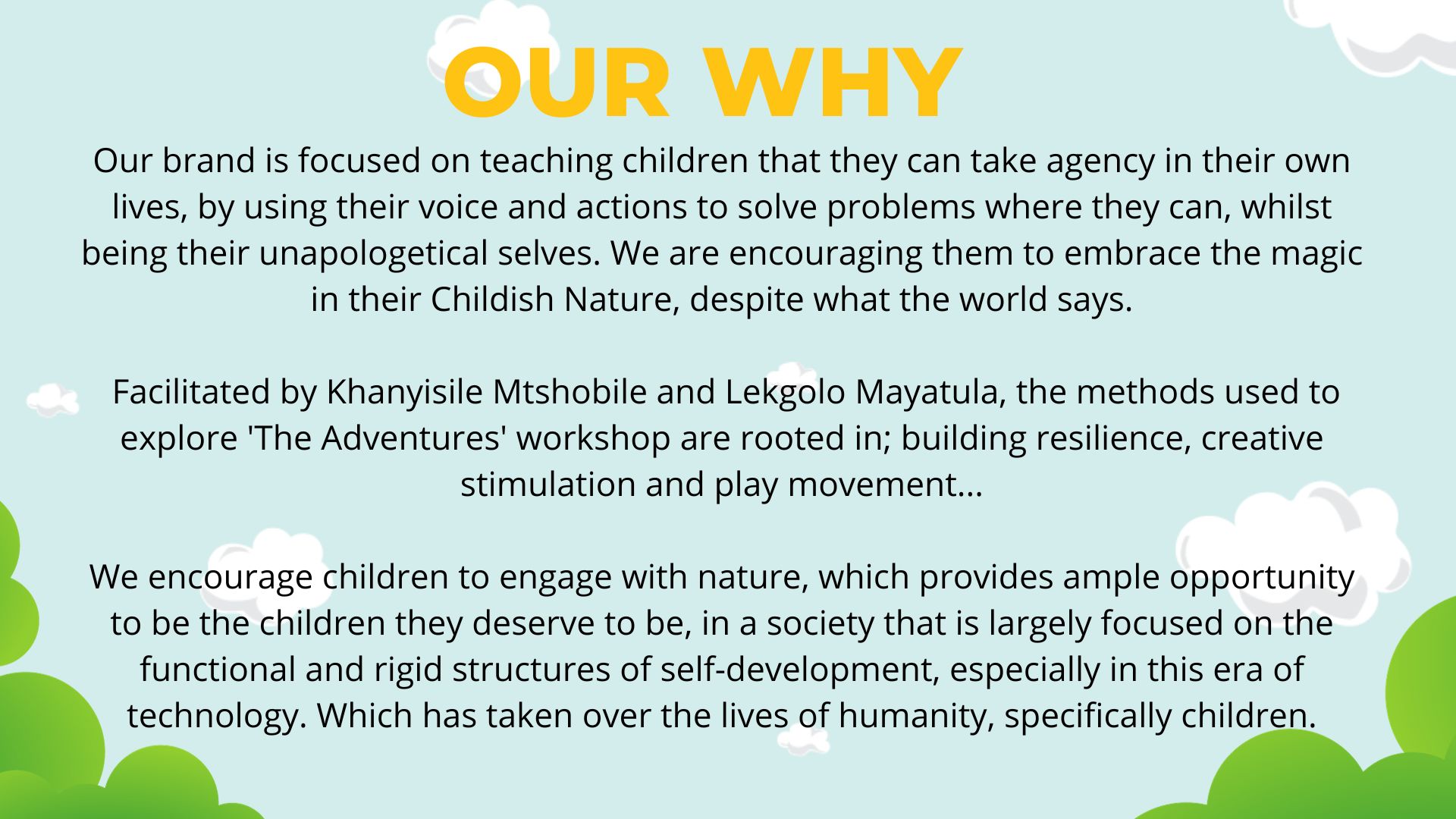 Childish Nature - programme